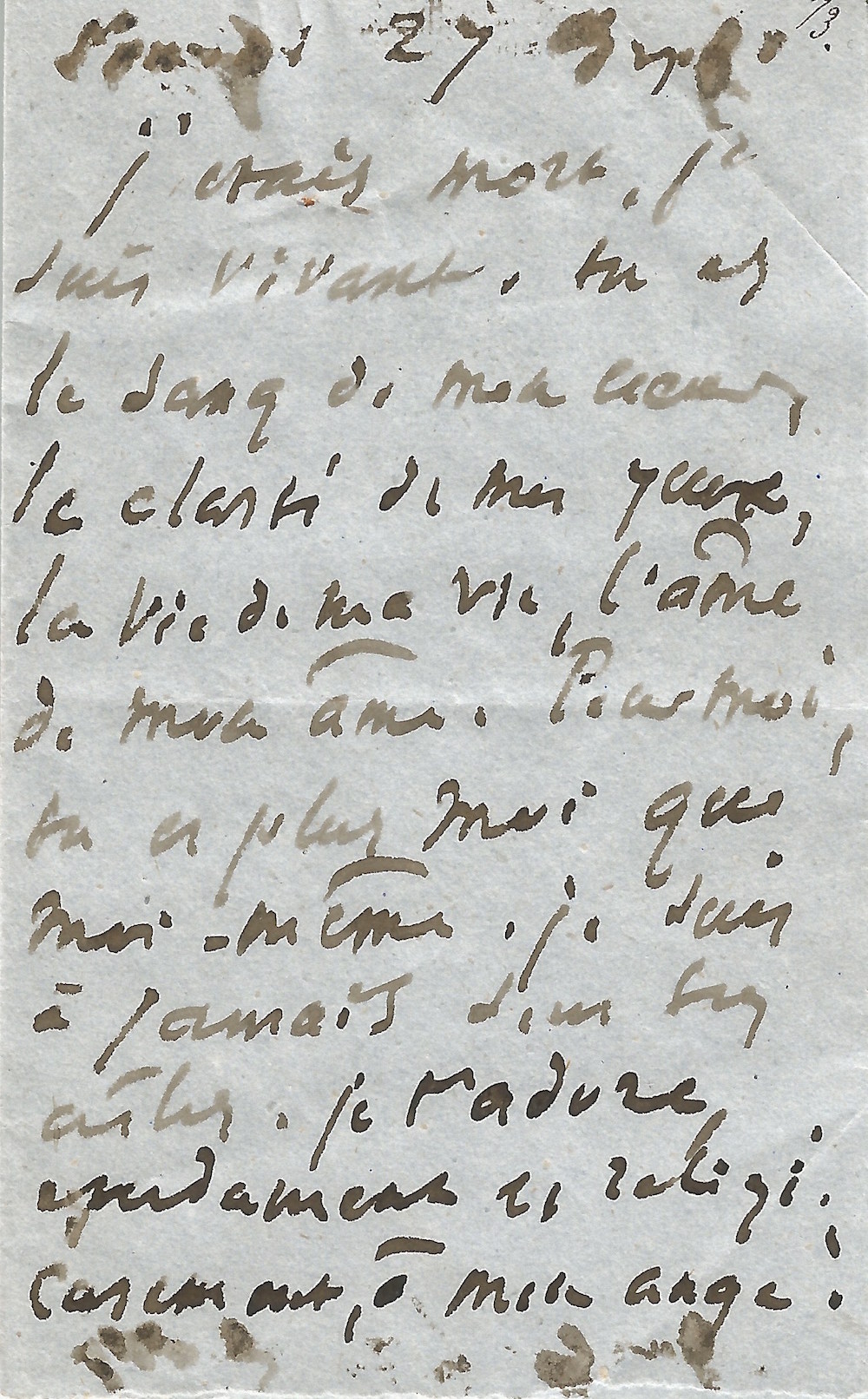 juliette drouet victor hugo lettre