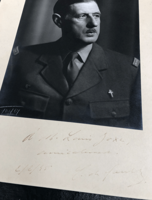 Signature De Gaulle | Autographes Des Siècles